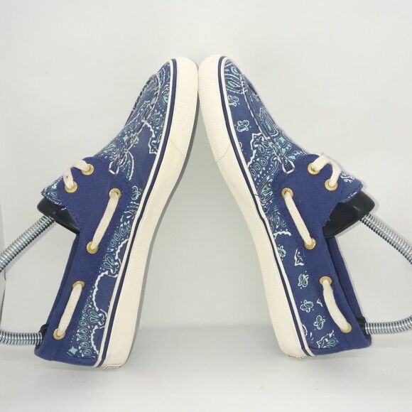 Sperry Top Sider Men's Boat Shoes Size 7 M Blue, Green, White - Picture 5 of 8
